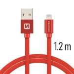 Swissten 1,2m, červený