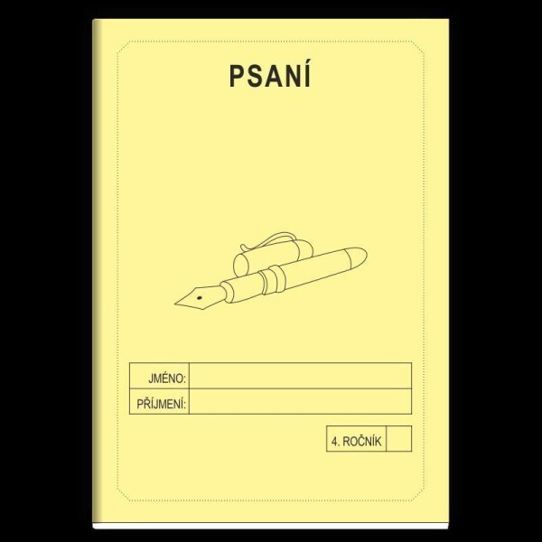 Psaní 4. ročník - školní sešit - Jitka Rubínová
