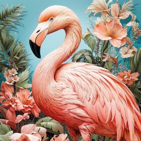 Puzzle Cherry Pazzi 1000 dílků - Plameňák (Think Pink)