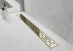 MEXEN/S - Flat M01 odtokový žlab 100 cm zlatý 1520100-15