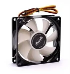 ACUTAKE ACU-FAN80 SHINE bílá / Ventilátor / 80 mm / 1600 RPM / 14,9 dB / bílé LED / 3-pin (ACU-FAN80 SHINE)