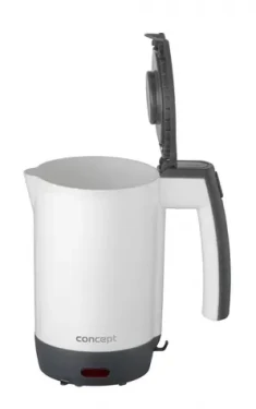 RK7030 černo-bílá / Cestovní rychlovarná konvice / 1080 W / 0,5 l / 2 hrnky (RK7030)