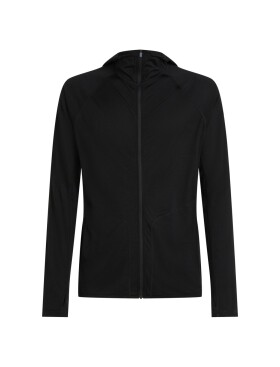 ICEBREAKER Mens 150 MerinoFine Ace LS Zip Hoodie, Black velikost: M