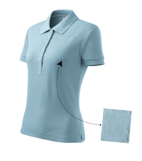 Cotton polokošile dámská nebesky modrá 2XL