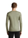Pánské merino triko dlouhý rukáv ICEBREAKER Mens 200 Oasis LS Crewe, Lichen velikost: M