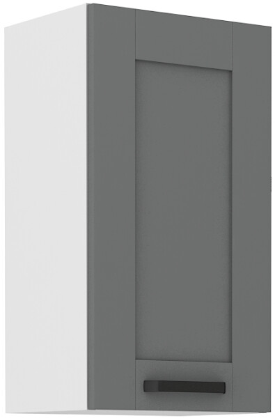Horní skříňka Luna 40 G-72 1F Barva korpusu: Bílá, Barva dvířek: Dust Grey