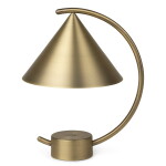 Ferm Living Designová stmívatelná lampa Meridian Brass, zlatá barva, kov