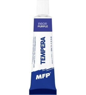 Temperové barvy 12ml NEON fialová