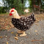 Plyšová slepice stojící 33 cm ECO-FRIENDLY