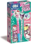 CLEMENTONI IDEA Kreativní sada pro výrobu per Hello Kitty a Kuromi