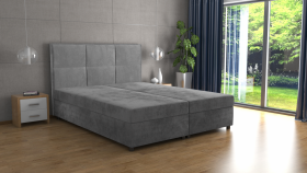 FRONTI Postel FIFI 160x200 šedá