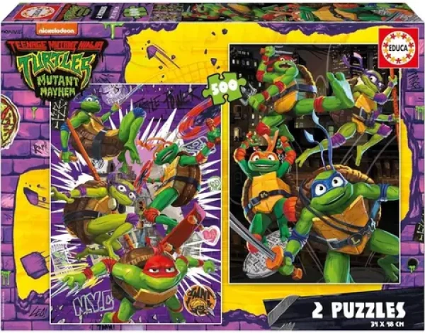 EDUCA Puzzle Želvy ninja