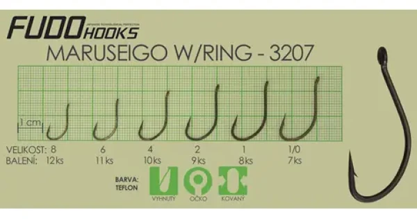 FUDO HOOKS Háček Maruseigo Ring vel. 4 / bal. 10 ks