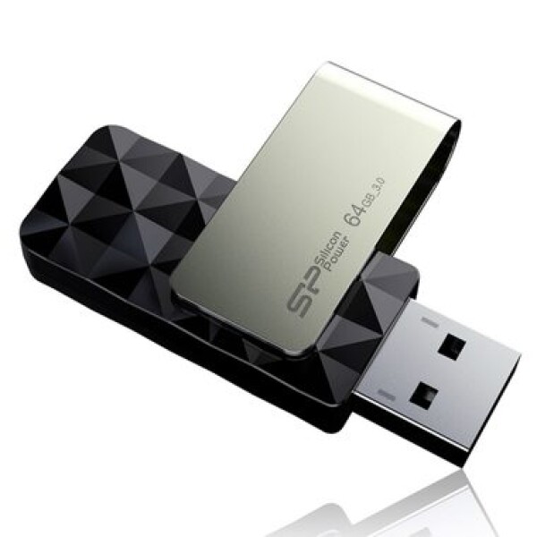 Silicon Power Blaze B30 64GB černá / Flash Disk / USB 3.0 (SP064GBUF3B30V1K)