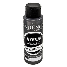 Metalická barva Cadence Hybrid Metalic, 70 ml - black, černá