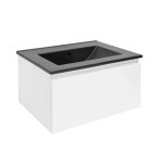 Koupelnová skříňka s umyvadlem SAT B-WAY 59x30x45 cm bílá lesk BWAY60WU4B BWAY60WU4B