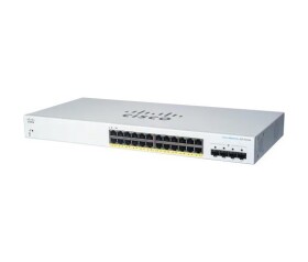 Cisco switch CBS220-24FP-4G (24xGbE,4xSFP,24xPoE+,382W) EDF_839910