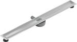 MEXEN - Flat žlab bez roštu 90 cm otočný nerez 1040090