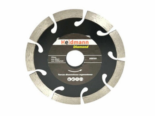 GEKO H00101 / Řezný kotouč diamantový segmentový / 125 x 10 x 22.2 mm (H00101)