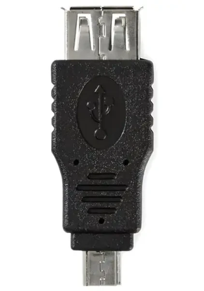 Nedis USB redukce Micro-B(M) - USB-A(F) černá / USB redukce / USB 2.0 (CCGB60901BK)