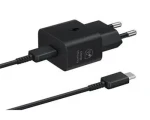 Samsung EP-T2510EBE + EP-DN980BBE / Cestovní nabíječka USB-C 25W + datový kabel / černá / OOB Bulk (57983121786)