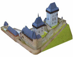 Hrad Karlštejn - Jednoduchá vystřihovánka