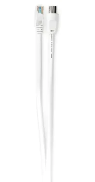 Nedis Kombinovaný kabel koax a CAT6 bílá / Kombinovaný kabel / RG58 / 75 Ohm / 10 m / dvojité stínění / role (CSGR4500WT100)