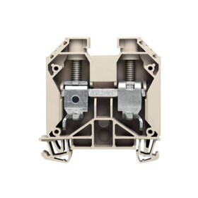 W-Series, Feed-through terminal, Rated cross-section: 35 mm², Screw connection, Direct mounting WDU 35/IK/ZA 1029000000 Tmavě béžová Weidmüller 25 ks