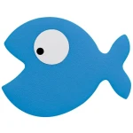 Spirella protiskluzové přísavky ve tvaru rybiček modrá / PVC / 5 ks (7610583113542)