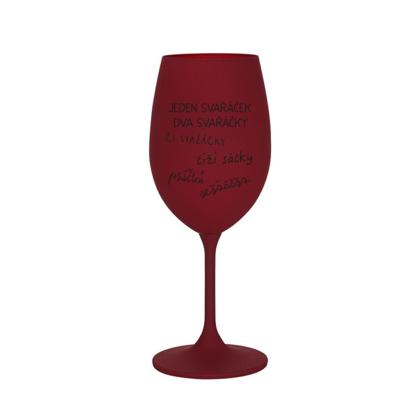 SVAŘÁČEK - bordo sklenice na víno 350 ml