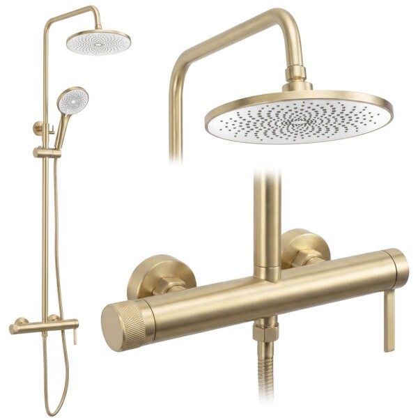 REA - Sprchový set Rivo Brush Gold REA-P8924