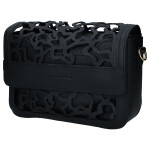 Stylová dámská koženková crossbody kabelka LB Ulma, černá