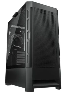COUGAR Airface černá / PC skříň / E-ATX / ATX / micro-ATX / mini-ITX / průhledná bočnice / bez zdroje (CGR-5ZD1B-AIR)
