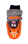 YOCLUB REN-0327C Chlapecké lyžařské rukavice oranžová 14 cm