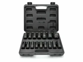 GEKO Sada 16 nástrčných rázových hlavic 1/2" 10-32mm (G10513)