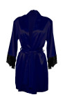 DKaren Housecoat Adelaide Navy Blue tmavě modrá