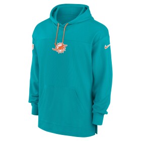 Nike Pánská mikina Miami Dolphins NFL 2024 On-Field Sideline Jersey Hoodie Velikost: 2XL