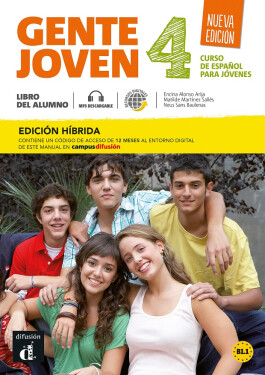 Gente Joven 4 Nueva (B1.1) – Edición híbrida Libro del alumno + Campus (12 meses)