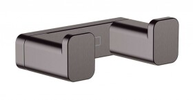 HANSGROHE - AddStoris Dvojháček, kartáčovaný černý chrom 41755340