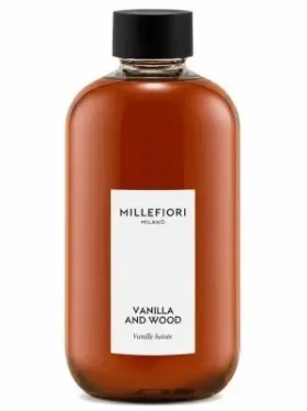Millefiori Vanilla Wood 500 ml / Náhradní náplň do aroma difuzéru / Sladká vůně (77REDV)