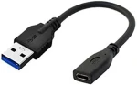 MicroConnect adaptér USB-C (F) - USB3.0 A (M) 0.2m černá (USB3.0ACF02)