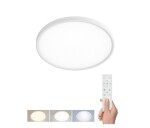 Solight LED osvětlení s dálkovým ovladačem Estela White UGR, 40W, 4300lm, 40cm, URG<19, závěsné i přisazené