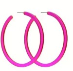 Ptakoviny.cz Náušnice kruhy Velikost: modrá