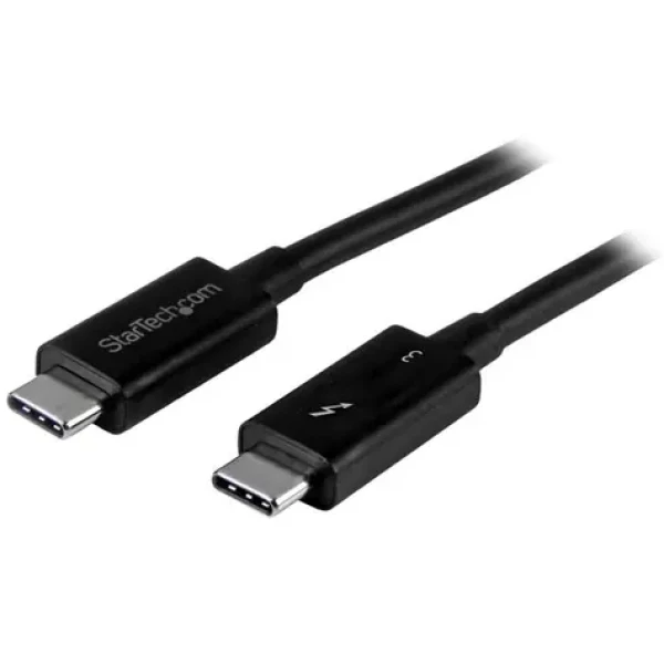 StarTech.com 50cm Thunderbolt 3 (40Gbit/s) USB-C Kabel - Thunderbolt, USB und DisplayPort kompatibel - Thunderbolt-Kabel (TBLT34MM50CM)