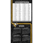 JF Turner Kalendář Pittsburgh Penguins NHL 2026 Wall Calendar