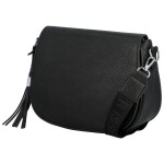 Malá dámská crossbody s ozdobnou třásní Fringe, černá