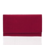 Dámská kožená peněženka Delami FRANCOISE, červená matná