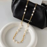 ELENYS Nacre Link – pozlacený náhrdelník 18K žluté zlato Délka: 61 cm