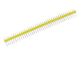 DuPont rovná kolíková lišta - 40Pin, samec žlutá