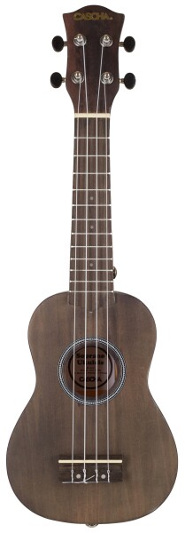 Cascha HH 3969 Soprano Ukulele Bundle Black